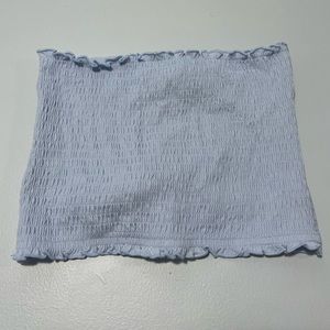 Hollister- Reversible smocked tie back tube top (NEVER WORN)